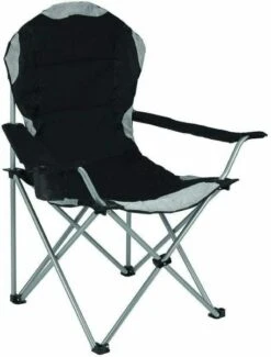 Redwood Leisure Padded High Back Camping Chair Black Camping BB-FC174