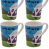 Quest Home Is Where You Park It Melamine Mug Camper Van X 4