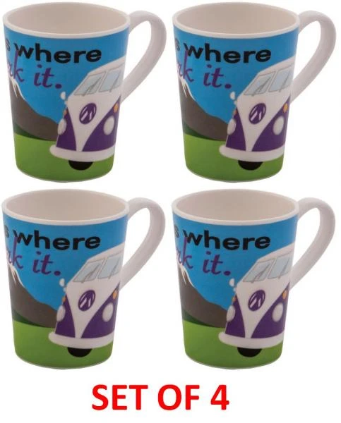 Quest Home Is Where You Park It Melamine Mug Camper Van X 4 1 Quest Home Is Where You Park It Melamine Mug Camper Van X 4