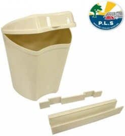 Caravan Motorhome Plastic Removable Cupboard Door Waste Bin Fixing Options MI590 -Camping Online 2547871