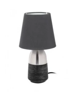 Caravan Table Lamp 3 Stage Touch Dimmer 230v BRUSHED STEEL – TL201 -Camping Online 2653201