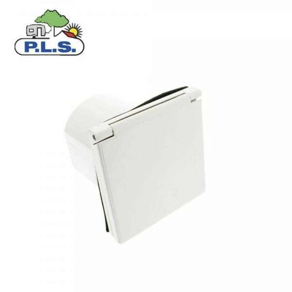 230V Mains Hook Up Inlet Socket Caravan VW Motorhome Flush Fitting White PO113W 2 230V Mains Hook Up Inlet Socket Caravan VW Motorhome Flush Fitting White PO113W - Image 2