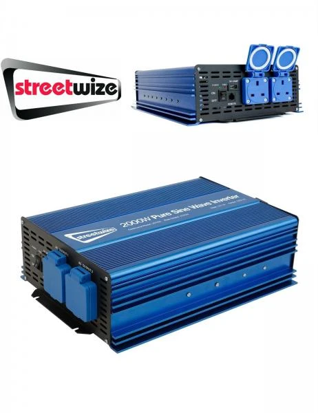 Streetwize 2000W Pure Sine Wave Power Inverter AC 12V To DC 230V USB SWPSI2000 1 Streetwize 2000W Pure Sine Wave Power Inverter AC 12V To DC 230V USB SWPSI2000