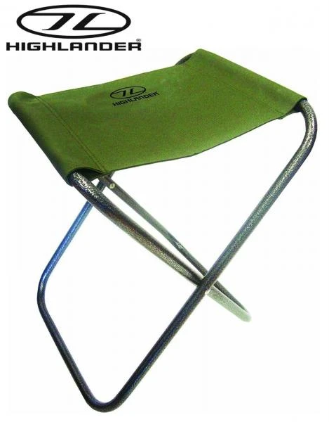 Highlander Portable Lightweight Folding Camping Fishing Stool OLIVE GREEN FUR068 5 Highlander Portable Lightweight Folding Camping Fishing Stool OLIVE GREEN FUR068 - Image 5
