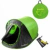 Summit Hydrahalt 2 Person Pop Up Tent Camping And Outdoor Sleeping Gear – Green