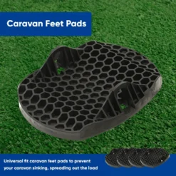 Leisurewize Caravan Feet Pro Paw Metal Pins For Corner Steady Stability LW677 -Camping Online 3 19 6