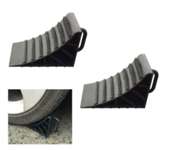 Leisurewize Plastic Wheel Chock X 2 BLACK – LWACC72