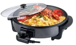 Leisurewize Multi-Functional Electric Cooker Skillet Low Wattage