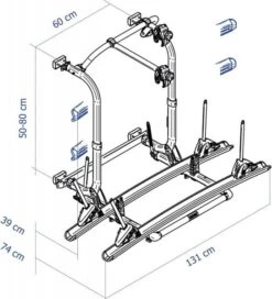 Thule Elite G2 Short 2 Bike Cycle Carrier Caravan Campervan Motorhome KK5257 -Camping Online 3128503