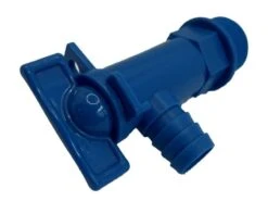 Fresh Water Drainage Outlet Tap Blue 3/4′ BSP For 25mm Hose Caravan Motorhome -Camping Online 3139232