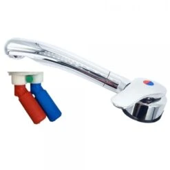 Reich Twist Caravan Mixer Tap Chrome Finish 90mm Left Handed Spout F271 -Camping Online 3254761