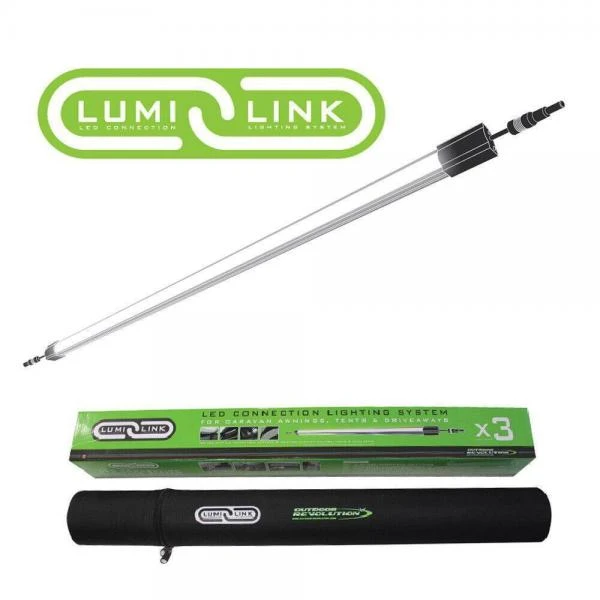 Outdoor Revolution Lumi Link Light Tube Kit LED Lights Tent Caravan Awning 1 Outdoor Revolution Lumi Link Light Tube Kit LED Lights Tent Caravan Awning