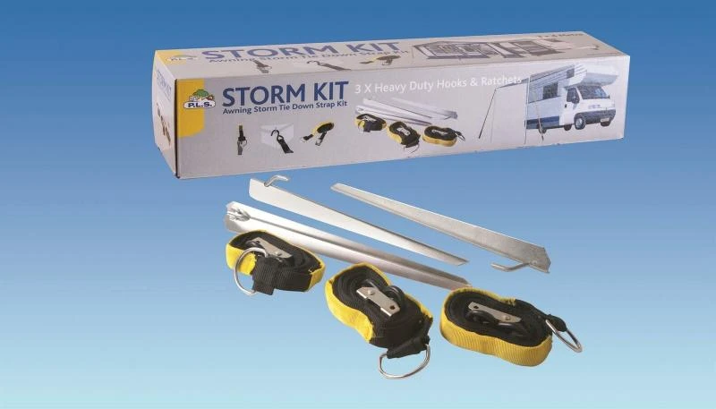 Awning Storm Tie Down Kit – 3 X 4m Straps Heavy Duty Hooks & Ratchets BG400 4 Awning Storm Tie Down Kit – 3 X 4m Straps Heavy Duty Hooks & Ratchets BG400 - Image 4