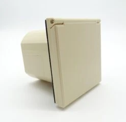 230V Mains Hook Up Inlet Socket Caravan Motorhome VW Camper Flush Fitting Beige -Camping Online 3412571