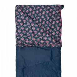 Highlander Sleepline 250 Adult Envelope Sleeping Bag Floral Blue SB034-FB -Camping Online 3793