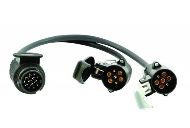 13 Pin Plug To 7N And 7S Coupling Socket Caravan Towing Lead Conversion B771350 5 13 Pin Plug To 7N And 7S Coupling Socket Caravan Towing Lead Conversion B771350 - Image 5