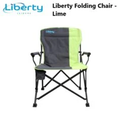 Liberty Leisure Folding Chair Outdoor Furniture Lime Caravan Motorhome LLFC-3 -Camping Online 3975
