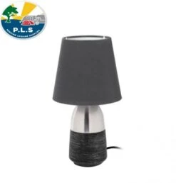 Caravan Table Lamp 3 Stage Touch Dimmer 230v BRUSHED STEEL – TL201 -Camping Online 3981a