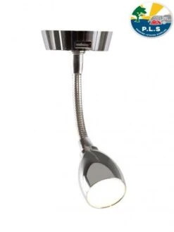 HERCULES Chrome Switched Flexi Arm LED Spotlight C/w USB 12V – LG240