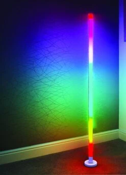 LED Ambient Light Multi Coloured Mood Light Floor Standing Indoor Light LE890 8 LED Ambient Light Multi Coloured Mood Light Floor Standing Indoor Light LE890 -Camping Online 4 3 1