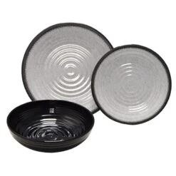 Liberty Sicily 12 Piece Melamine Dinner Set -Camping Online 4 4 2