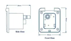 Whale ES1001 Water Inlet Socket With Integrated Pressure Switch IVORY -Camping Online 4 7 1
