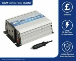 Streetwize 12v To 150 Watt 300 Watt Power Inverter Power 150 Watt SWINV150 -Camping Online 4244102