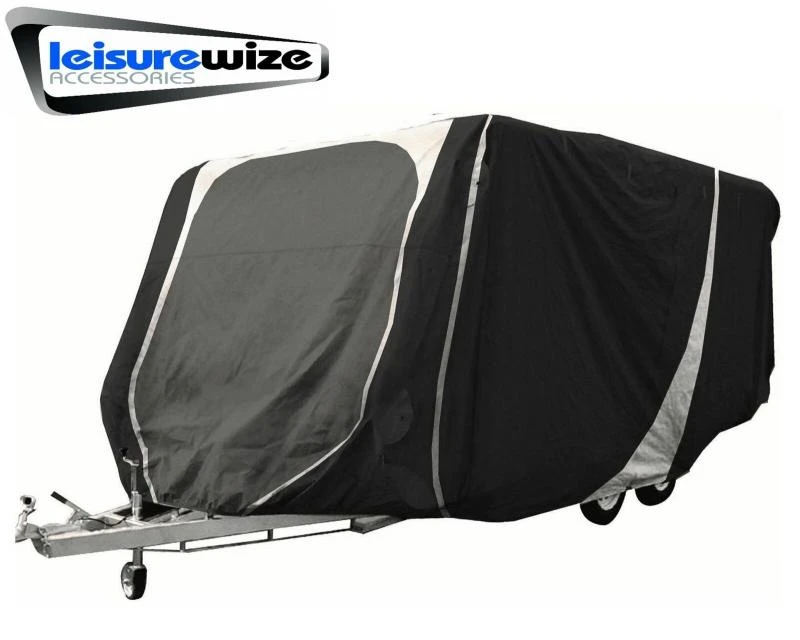 Leisurewize 14 To 17ftBreathable Caravan Cover Charcoal Grey 1 Leisurewize 14 To 17ftBreathable Caravan Cover Charcoal Grey