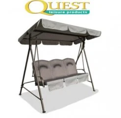 Quest Naples Pro 3 Person Swing Garden Seat All Weather F1326 6 Quest Naples Pro 3 Person Swing Garden Seat All Weather F1326 -Camping Online 4441