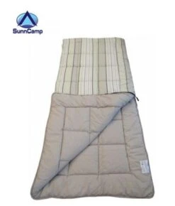 SunnCamp Super King Size Single Sleeping Bag Grey Stripes Caravan Motorhome SB1416 -Camping Online 4473391