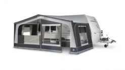 Dorema Monza XL 270 Seasonal Awning Charcoal 25mm Fibreglass Frame -Camping Online 4515 grey