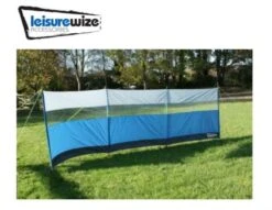 Leisurewize Polyester WindBreak Wind Screen Blue 500cm X 140cm – Caravan -Camping Online 451701