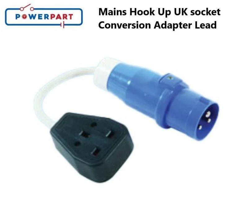 Mains Hook Up Trailing Adaptor Converter Cable PO107B 2 Mains Hook Up Trailing Adaptor Converter Cable PO107B - Image 2