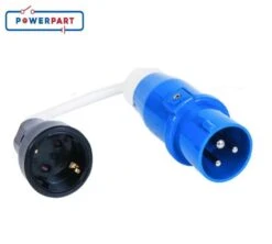 Main Hook Up Euro Conversion Lead Adaptor Camping Caravan Site Electric PO1081 -Camping Online 4708222
