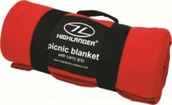 Highlander Soft Polyester Fleece Blanket Red SB045-RD.