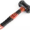 Heavy Duty Mega Mallett Non Slip Grooved Handle Peg Tent Hammer With Peg Remover