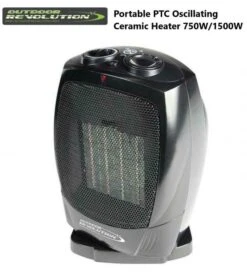Outdoor Revolution Portable PTC Oscillating Ceramic Heater 750W/1500W Camping 10 Outdoor Revolution Portable PTC Oscillating Ceramic Heater 750W/1500W Camping -Camping Online 4851b