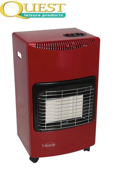 Lifestyle Large Gas Cabinet Heater 4.2kw RED With Regulator And LPG Hose 3 Lifestyle Large Gas Cabinet Heater 4.2kw RED With Regulator And LPG Hose - Image 3