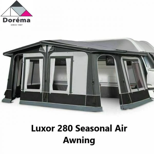Dorema Luxor Air 280 Seasonal Full Size Caravan Awning 2 Dorema Luxor Air 280 Seasonal Full Size Caravan Awning - Image 2