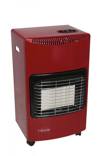Lifestyle Large Gas Cabinet Heater 4.2kw RED With Regulator And LPG Hose 4 Lifestyle Large Gas Cabinet Heater 4.2kw RED With Regulator And LPG Hose - Image 4