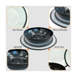 Liberty Sicily 12 Piece Melamine Dinner Set -Camping Online 5 4