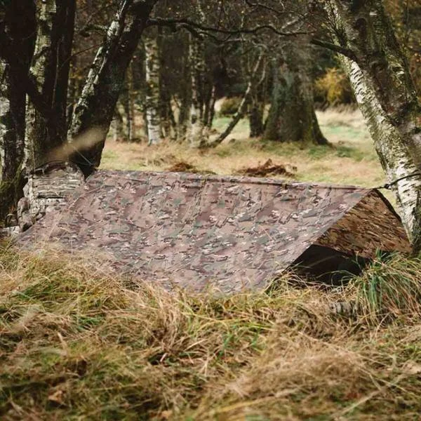 Waterproof MTP Style Camouflage Military Army Basha Tarp Shelter Camo Rain Cover 2 Waterproof MTP Style Camouflage Military Army Basha Tarp Shelter Camo Rain Cover - Image 2