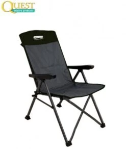 Quest Autograph Cumbria Caravan Motorhome Camping Chair – Black F3020-BL -Camping Online 5088402