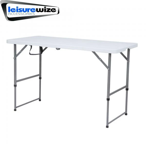 Leisurewize Sturdy Blow Moulded Table 122cm Ideal Markets Car Boots 3 Leisurewize Sturdy Blow Moulded Table 122cm Ideal Markets Car Boots - Image 3