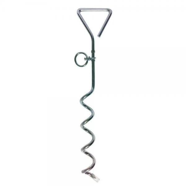 Leisurewize Outdoor Safety & Security Pet Dog Lead Metal Stake Corkscrew Tether 3 Leisurewize Outdoor Safety & Security Pet Dog Lead Metal Stake Corkscrew Tether - Image 3