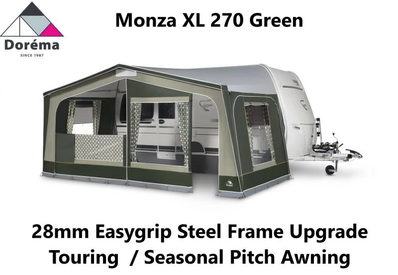 Dorema Monza XL 270 Seasonal Awning Green 28mm Upgraded Steel Frame 4 Dorema Monza XL 270 Seasonal Awning Green 28mm Upgraded Steel Frame - Image 4