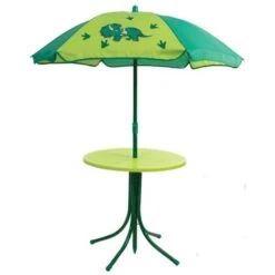 Quest Childrens Dinosaur Garden Set Table And 2 Chair Set SP2025 -Camping Online 5405973