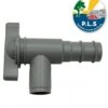 Grey 28mm Waste Water Drainage Tap Outlet Caravan Motorhome Campervan