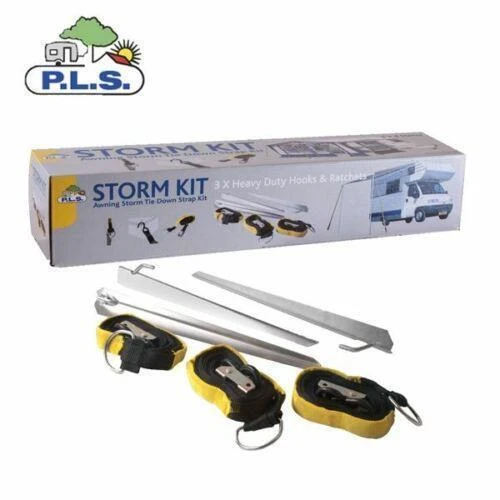 Awning Storm Tie Down Kit – 3 X 4m Straps Heavy Duty Hooks & Ratchets BG400 1 Awning Storm Tie Down Kit – 3 X 4m Straps Heavy Duty Hooks & Ratchets BG400
