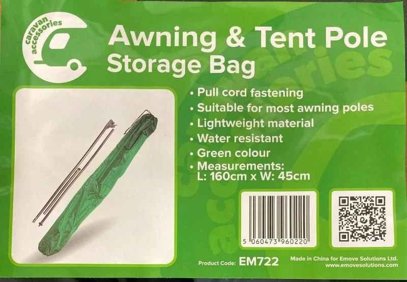 PLS Caravan Awning And Tent Pole Premium Storage Bag Water Resistant EM722 5 PLS Caravan Awning And Tent Pole Premium Storage Bag Water Resistant EM722 - Image 5